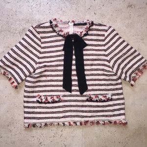 Tweed Cropped Jacket/Blazer